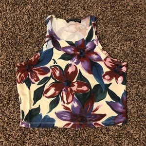Floral crop top